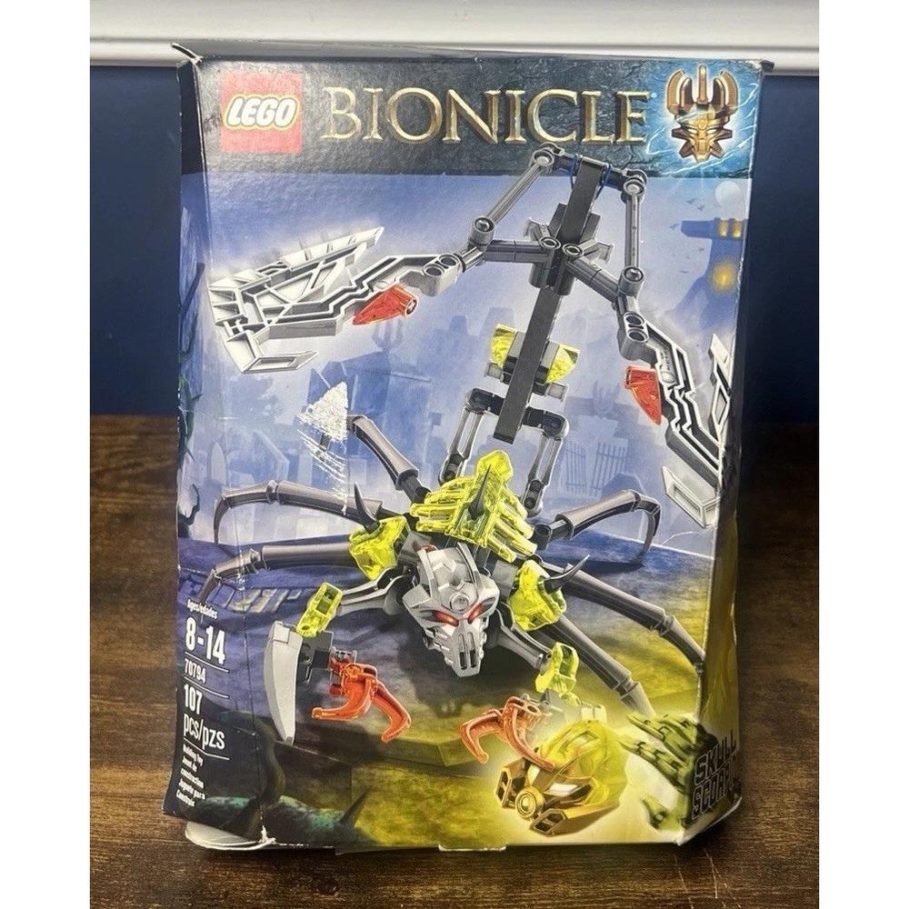 LEGO Bionicle Skull Scorpio Sealed 70794 G2 Unopened Box Villains Squad BOX WEAR